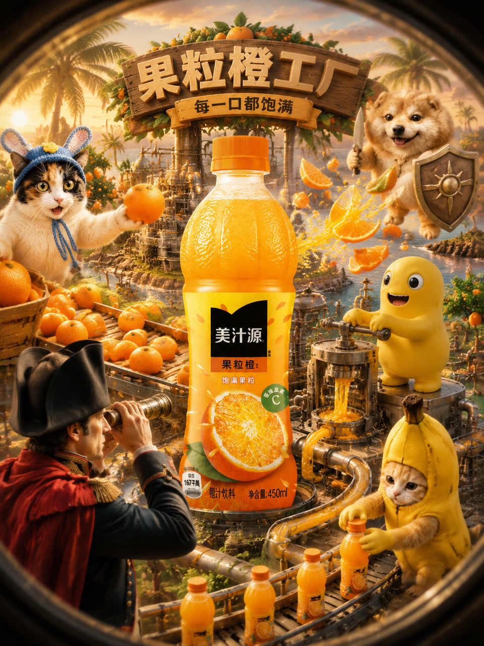 Minute Maid commercial visual